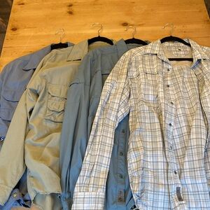 Fishing long sleeve shirts qty-4